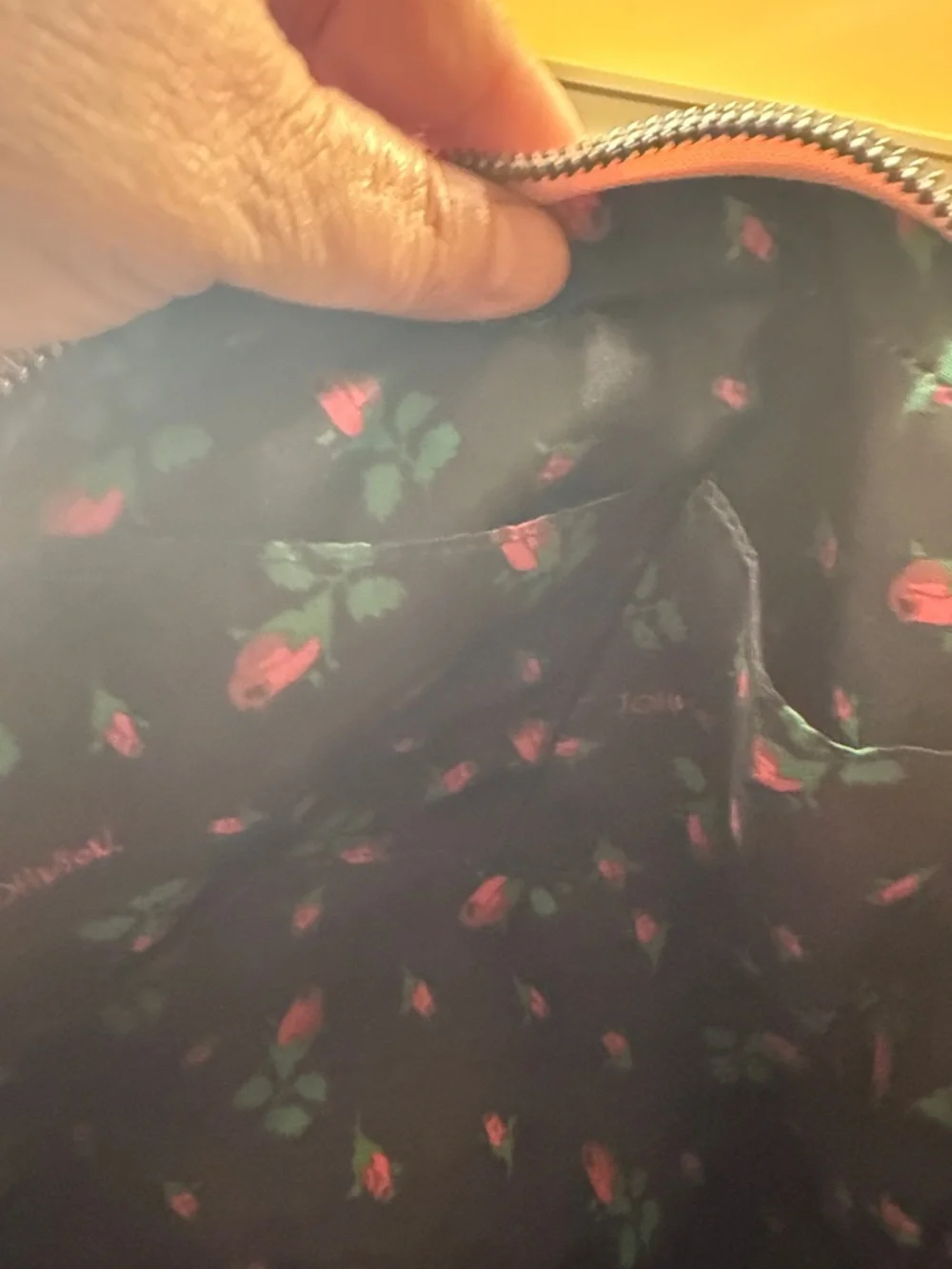 Betsey Johnson Quilted Heart Baby Pink Makeup Wristlet Bag